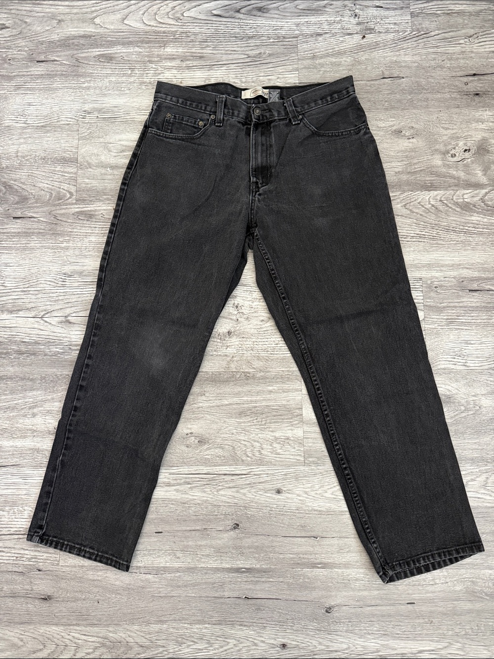 Urban Pipeline Loose Fit Black Jeans